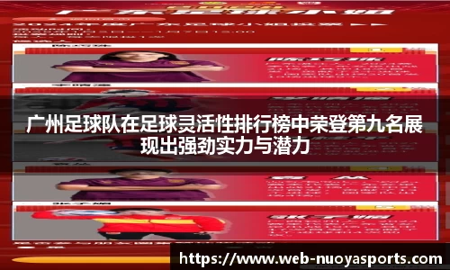 广州足球队在足球灵活性排行榜中荣登第九名展现出强劲实力与潜力